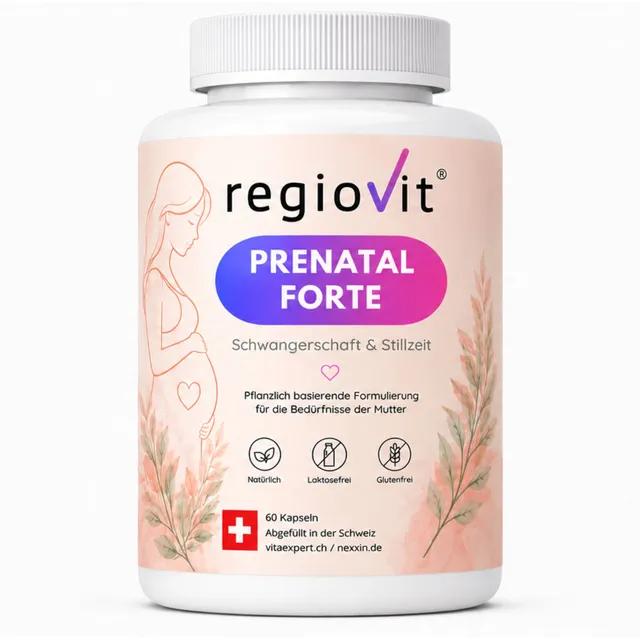 Regiovit® Prenatal Forte – 60 Kapseln – Dose mit 60 Kapseln und 56,1 g Inhalt