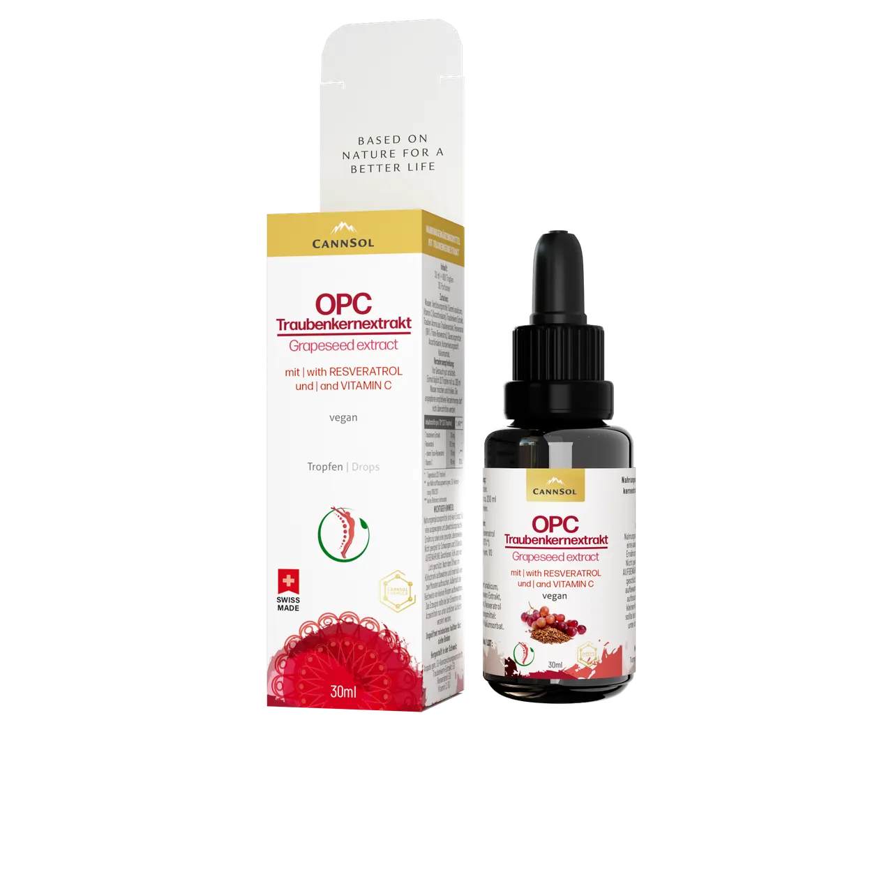 Cannsol OPC Traubenkernextrakt mit Resveratrol u. Vit. C - Bild 1 - Expert-Center Gesundheit und Wohlbefinden GmbH